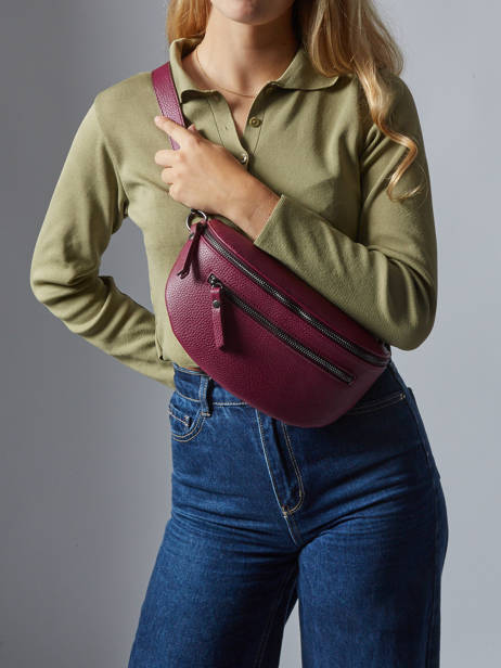 Heuptasje Caviar Leder Milano Violet caviar CA23111 ander zicht 1